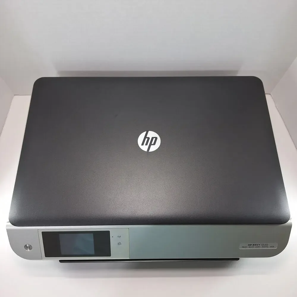 HP Envy 5530 All-In-One Inkjet Printer Color Black Wired Wireless - Tested